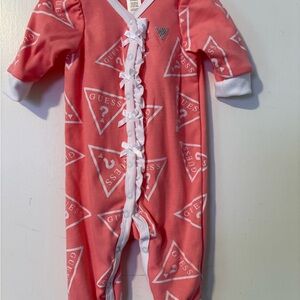 Guess Pink Baby One Piece